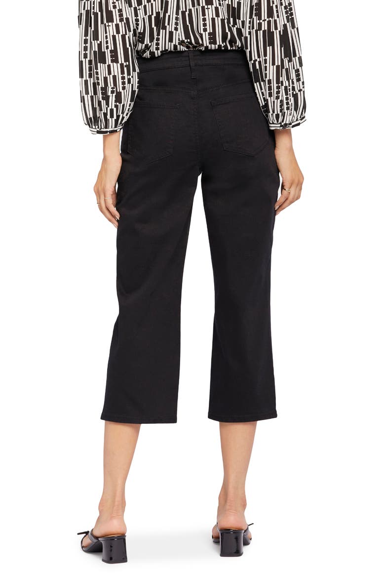 Joni High Waist Relaxed Capri Jeans, Alternate, color, BLACK