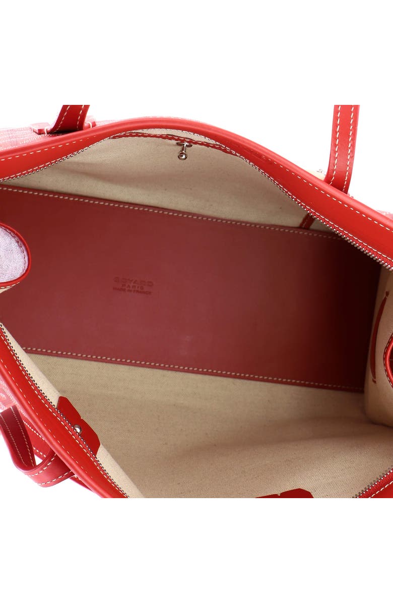 Pre-Owned Goyard Marquises Bag Coated Canvas, Alternate, color, Red