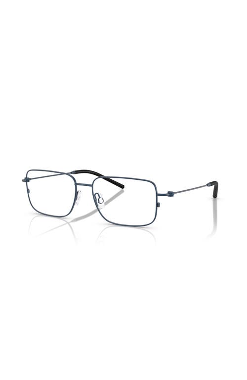 Moncler 54mm Irregular Optical Glasses In Blue