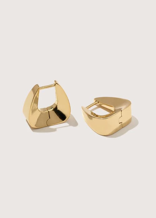 Otiumberg 14kt Gold Delta Hoops in Yellow Toned Gold at Nordstrom