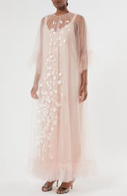 Marina Rinaldi Ecalante Sheer Maxi Dress