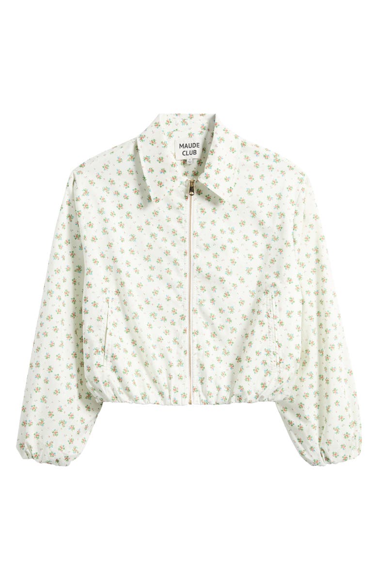 MAUDE CLUB Nadine Jacket, Alternate, color, Sprigged Floral