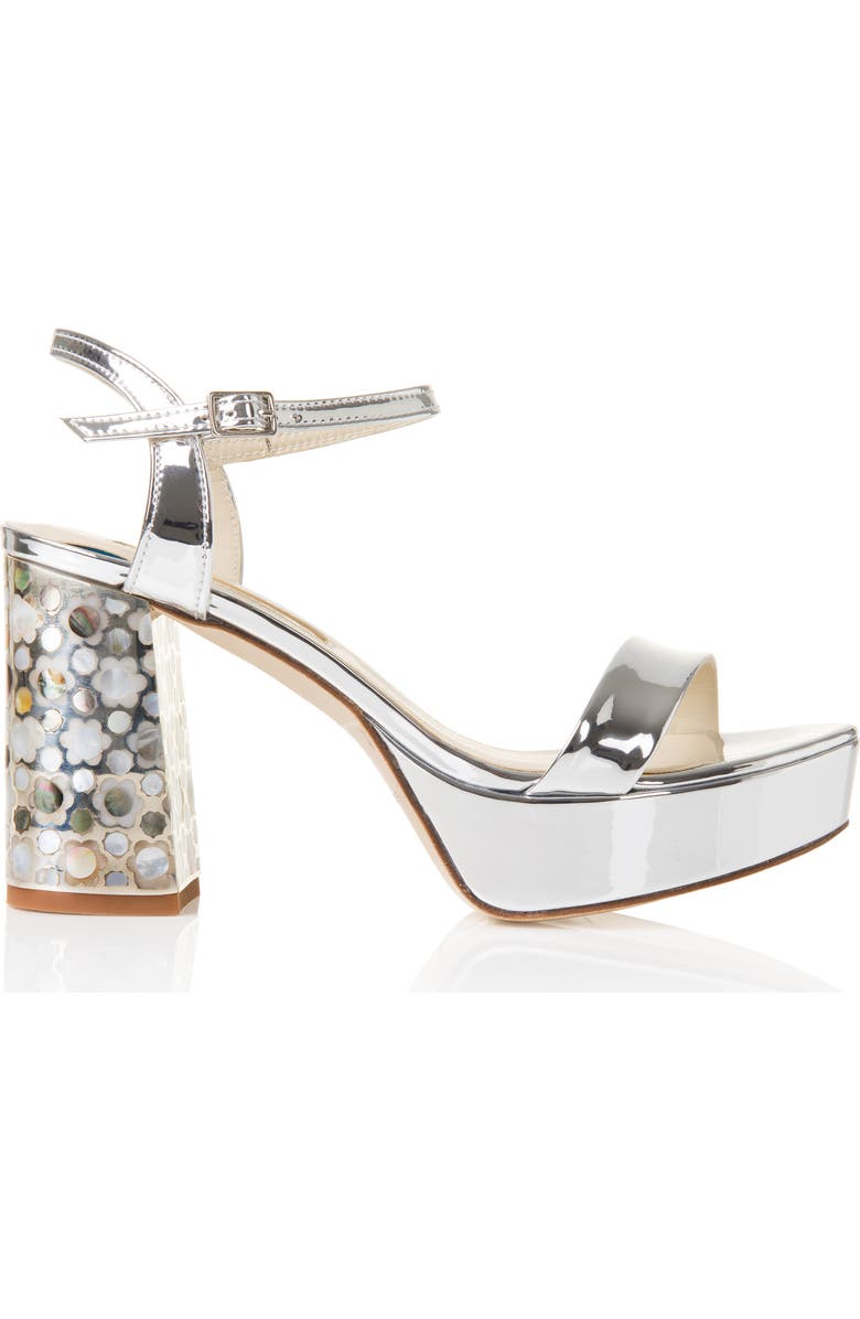 Freya Rose Glory Silver Platform Sandal, Main, color, Silver