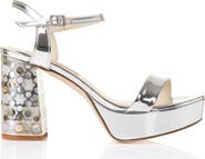 Freya Rose Glory Silver Platform Sandal