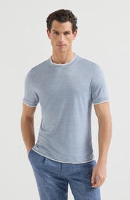 Brunello Cucinelli T-shirt with faux-layering