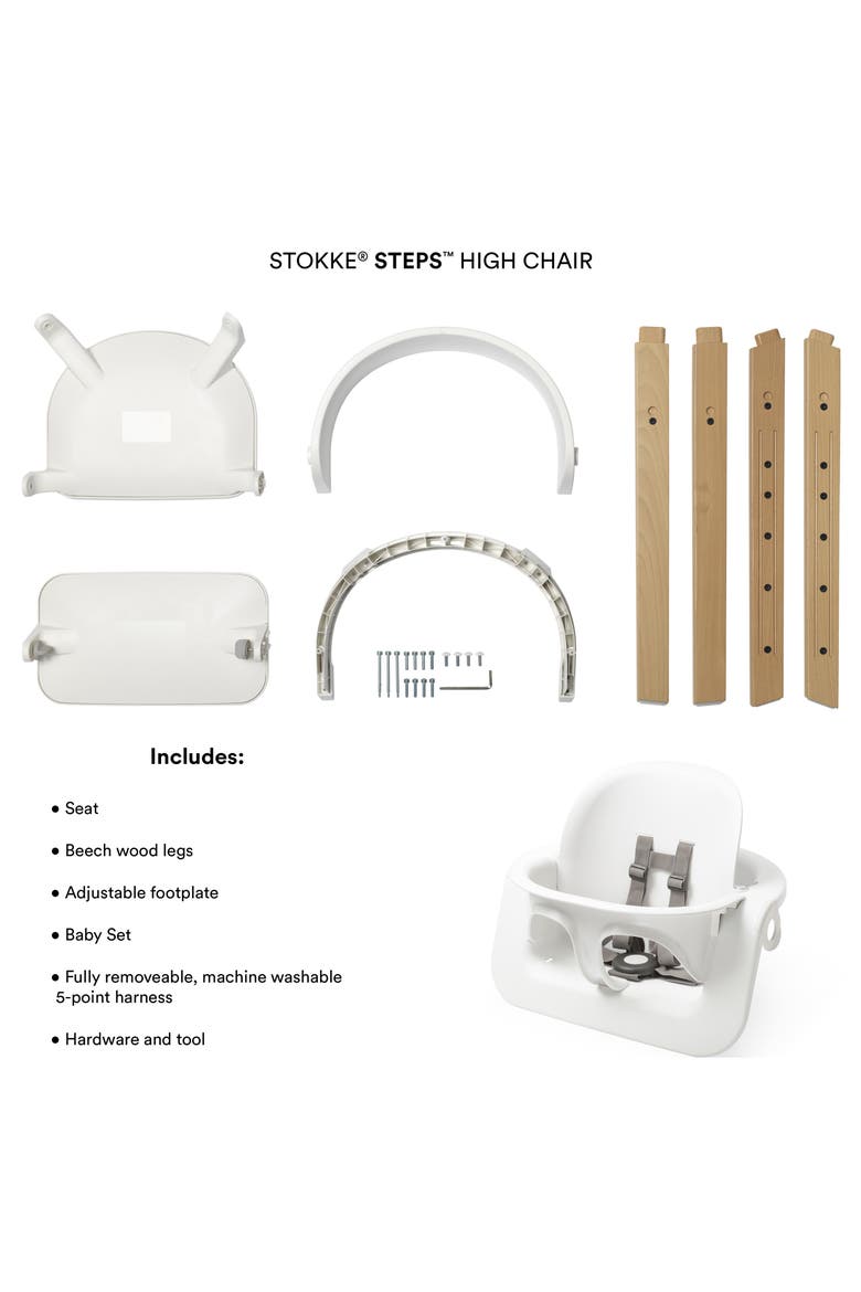 Steps™ Highchair, Alternate, color, BLACK / NATURAL