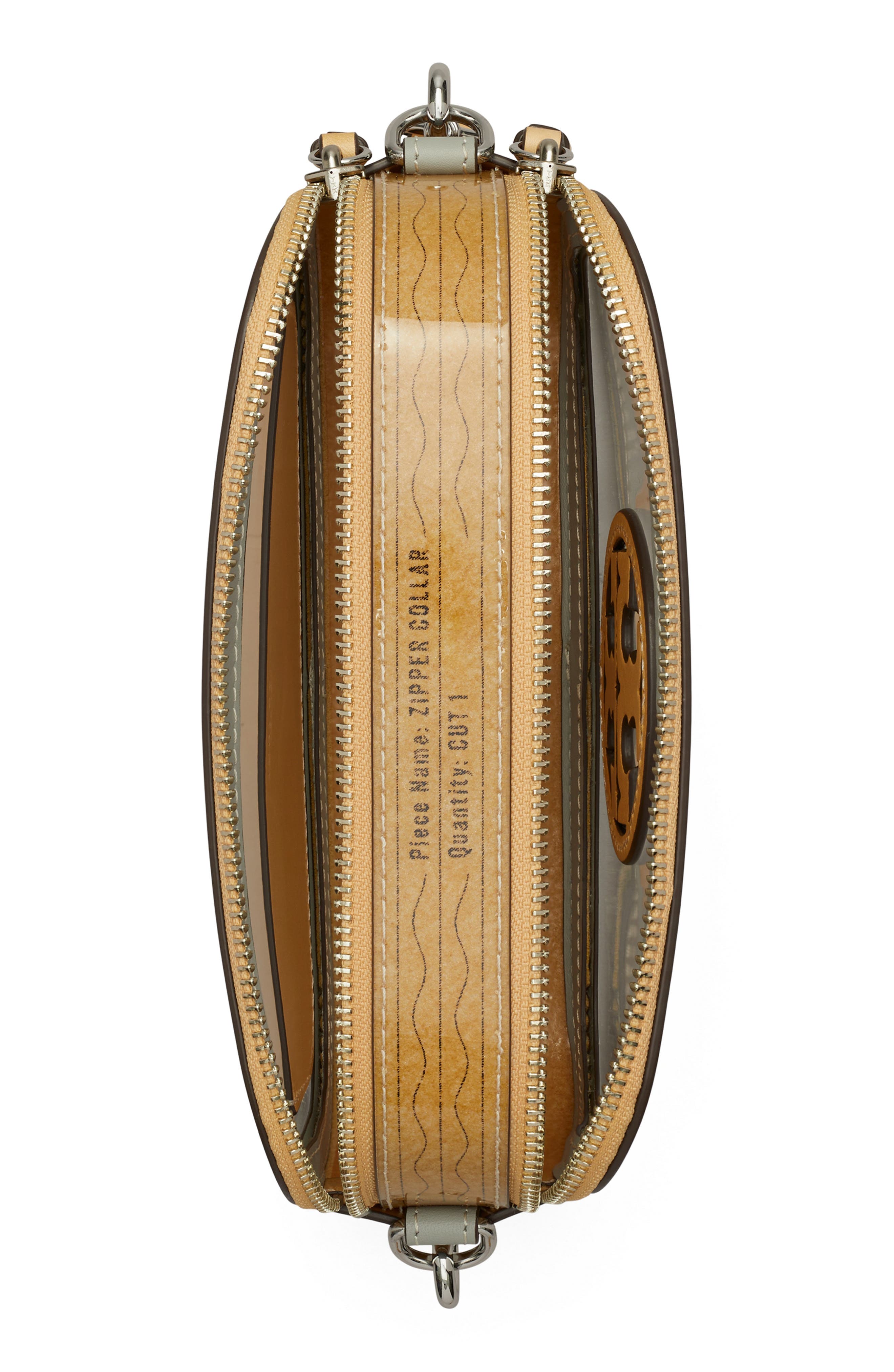 Tory Burch Mini Miller Clear Crossbody Bag, Alternate, color, 