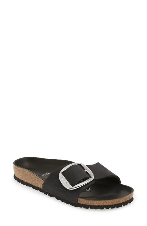 Madrid Big Buckle Slide Sandal (Women)
