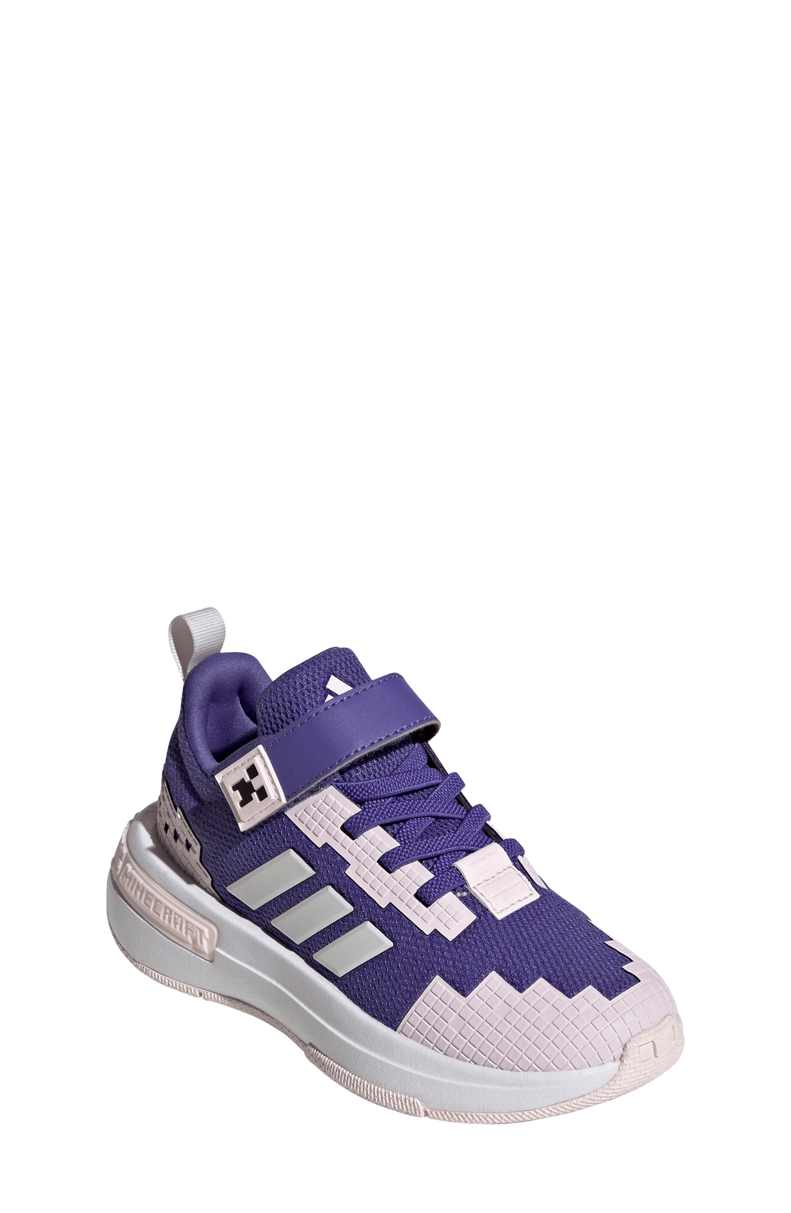 Kids' Minecraft Pro EL Sneaker, Main, color, PURPLE/ CRYSTAL WHITE/ PINK
