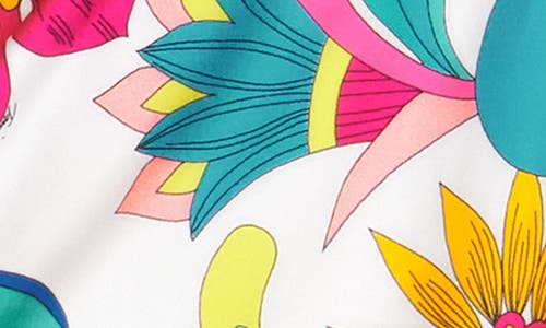 Trina Turk Fontaine Cover-up Tunic Dress In Multi