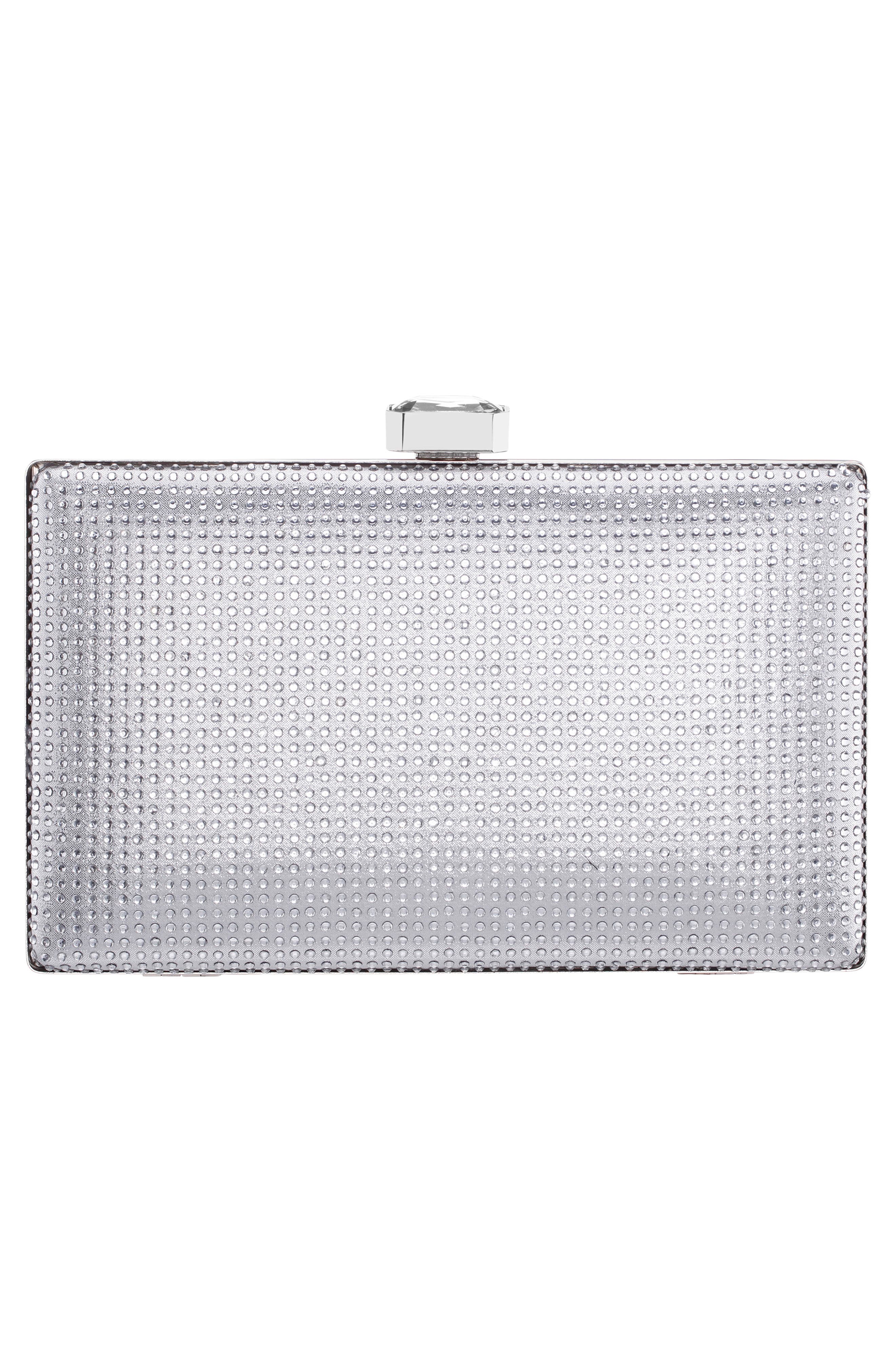 Justin Frame Clutch, Alternate, color, SILVER