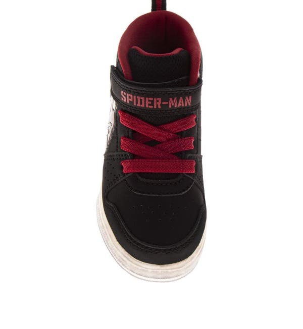 Spider-Man Spiderman Sneaker Toddler /Little Kid, Alternate, color, Black Red