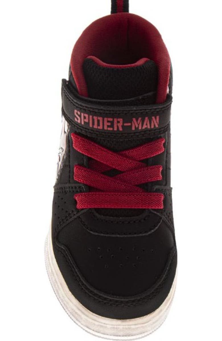 Spider-Man Spiderman Sneaker Toddler /Little Kid, Alternate, color, Black Red