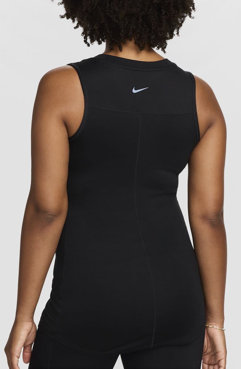 Nike One Magic Dri-FIT Maternity Slim Fit Tank, Alternate, color, Black