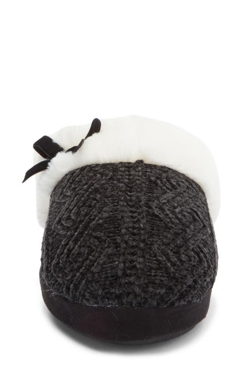 Honeydew Chenille Knit Slipper In Blue