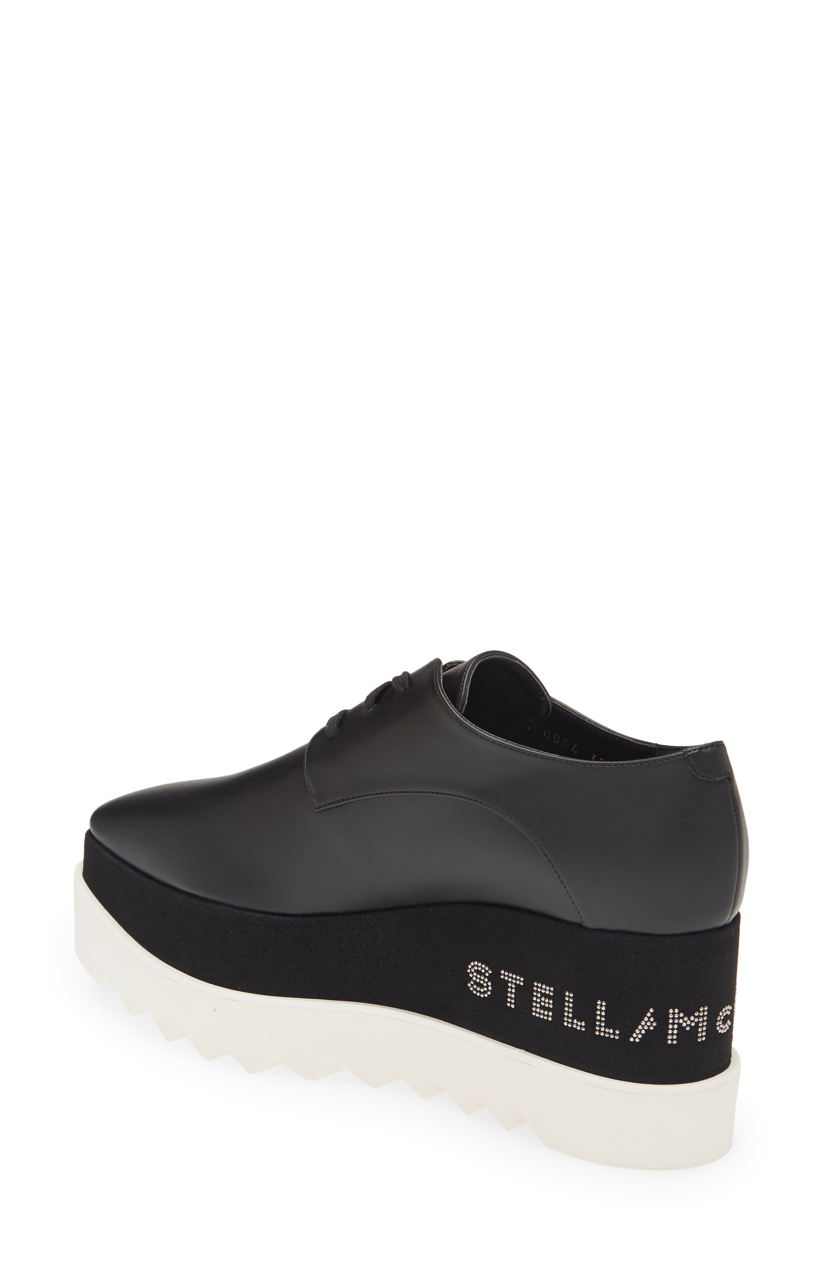 Stella McCartney Embellished Platform Wedge Sneaker, Alternate, color, 