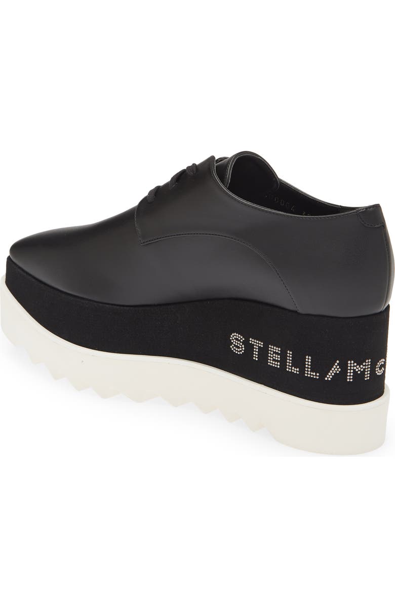 Stella McCartney Embellished Platform Wedge Sneaker, Alternate, color,