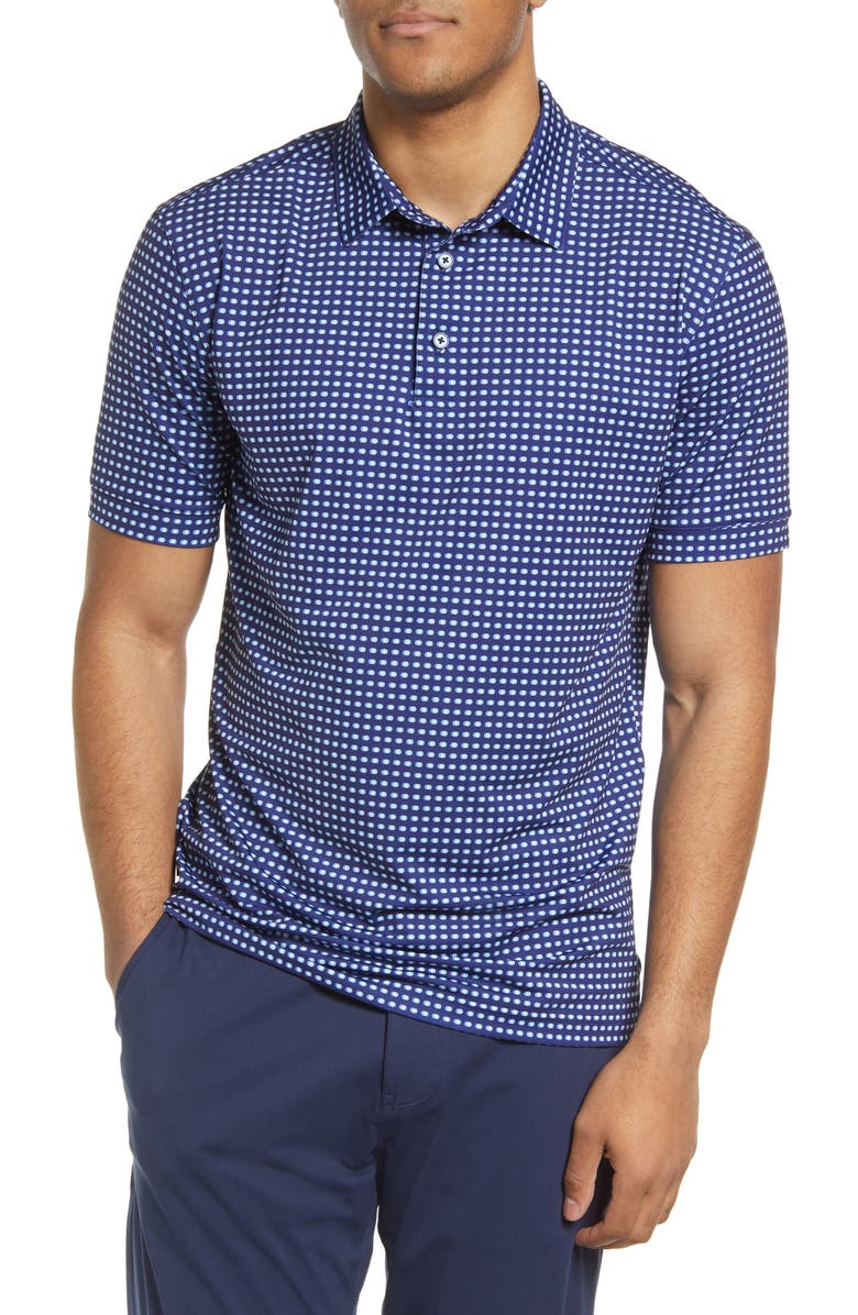 Mizzen+Main Versa Dot Stretch Polo, Main, color,
