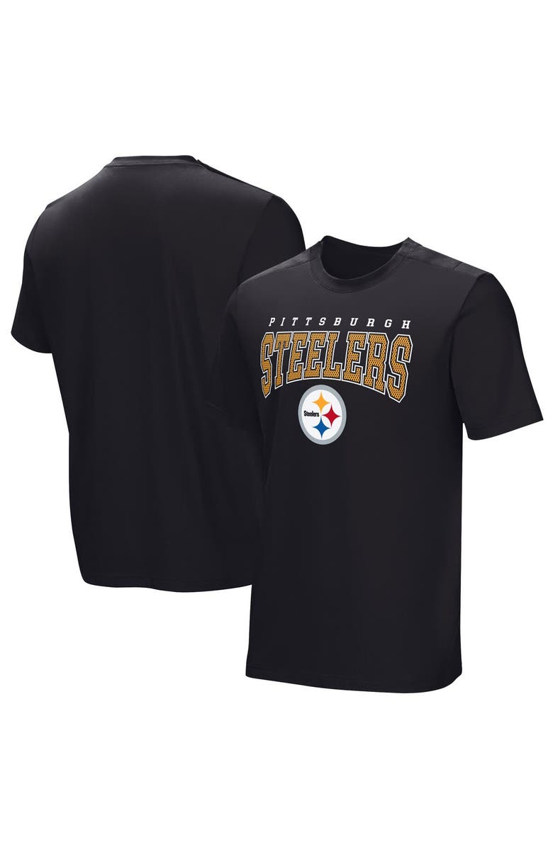 NFL Men's  Black Pittsburgh Steelers Home Team Adaptive T-Shirt, Main, color, Black