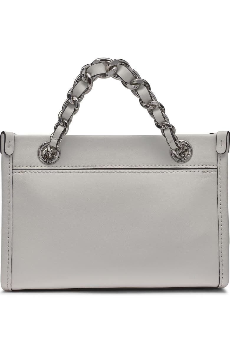 KARL LAGERFELD PARIS Savoie Crossbody, Alternate, color, Wntr Wht/Silvr