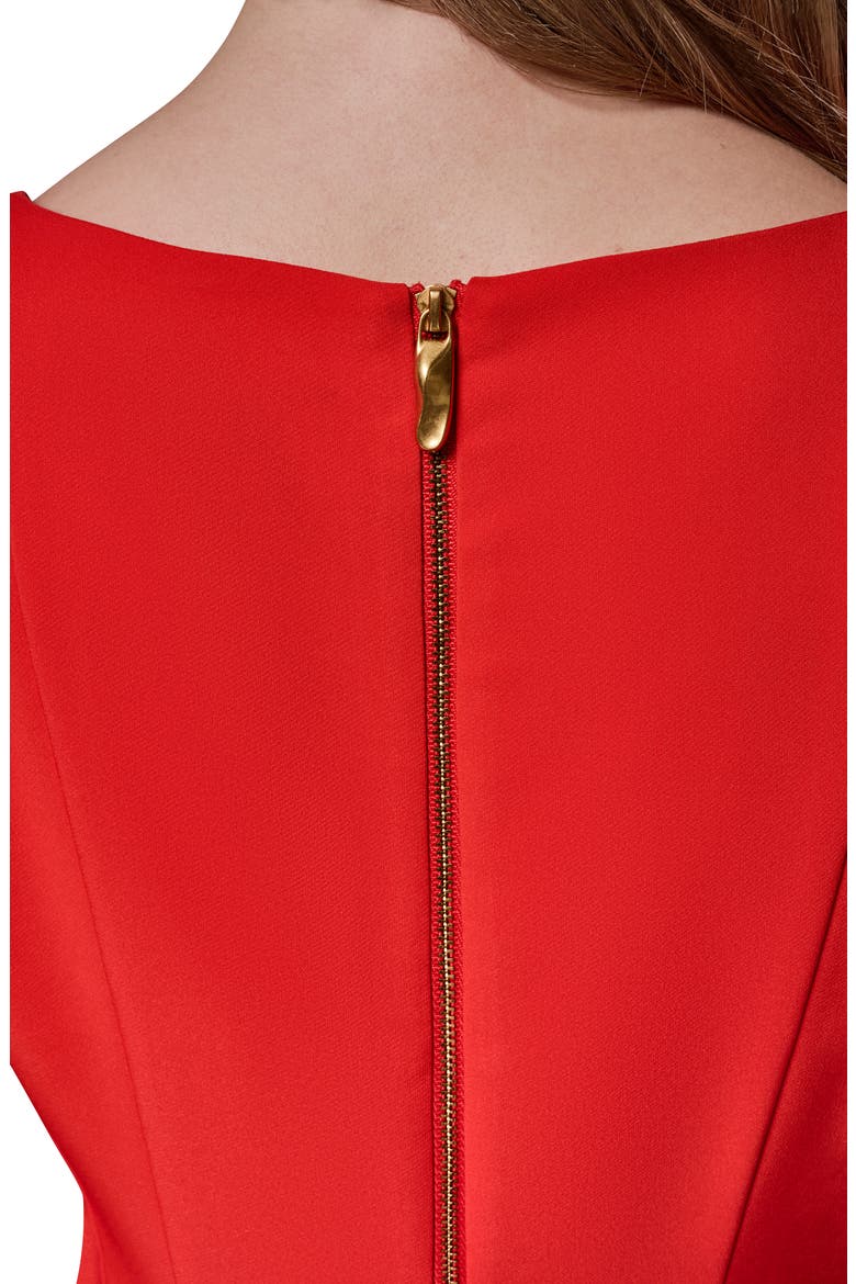 Cap Sleeve Sheath Dress, Alternate, color, GERANIUM