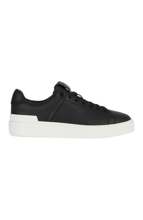 B-Court smooth leather trainers
