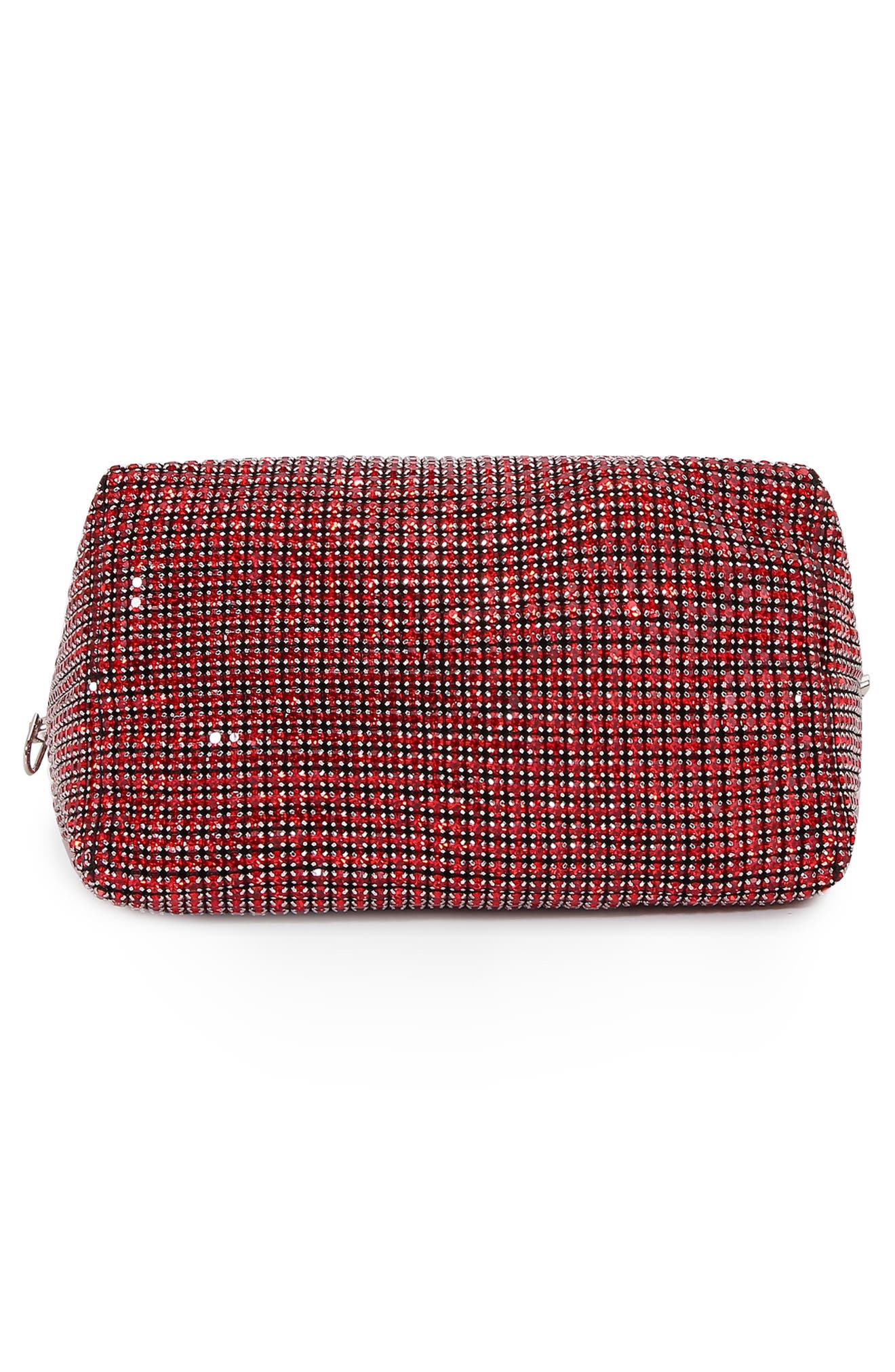 Knotted Handle Rhinestone Bag, Alternate, color, RED