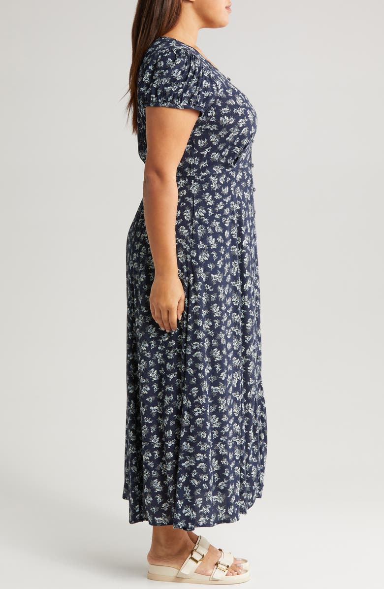 Treasure & Bond Floral Woven Maxi Dress, Alternate, color,