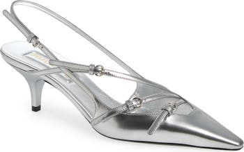 Miu Miu Show Buckle Slingback Pump (Women) | Nordstrom