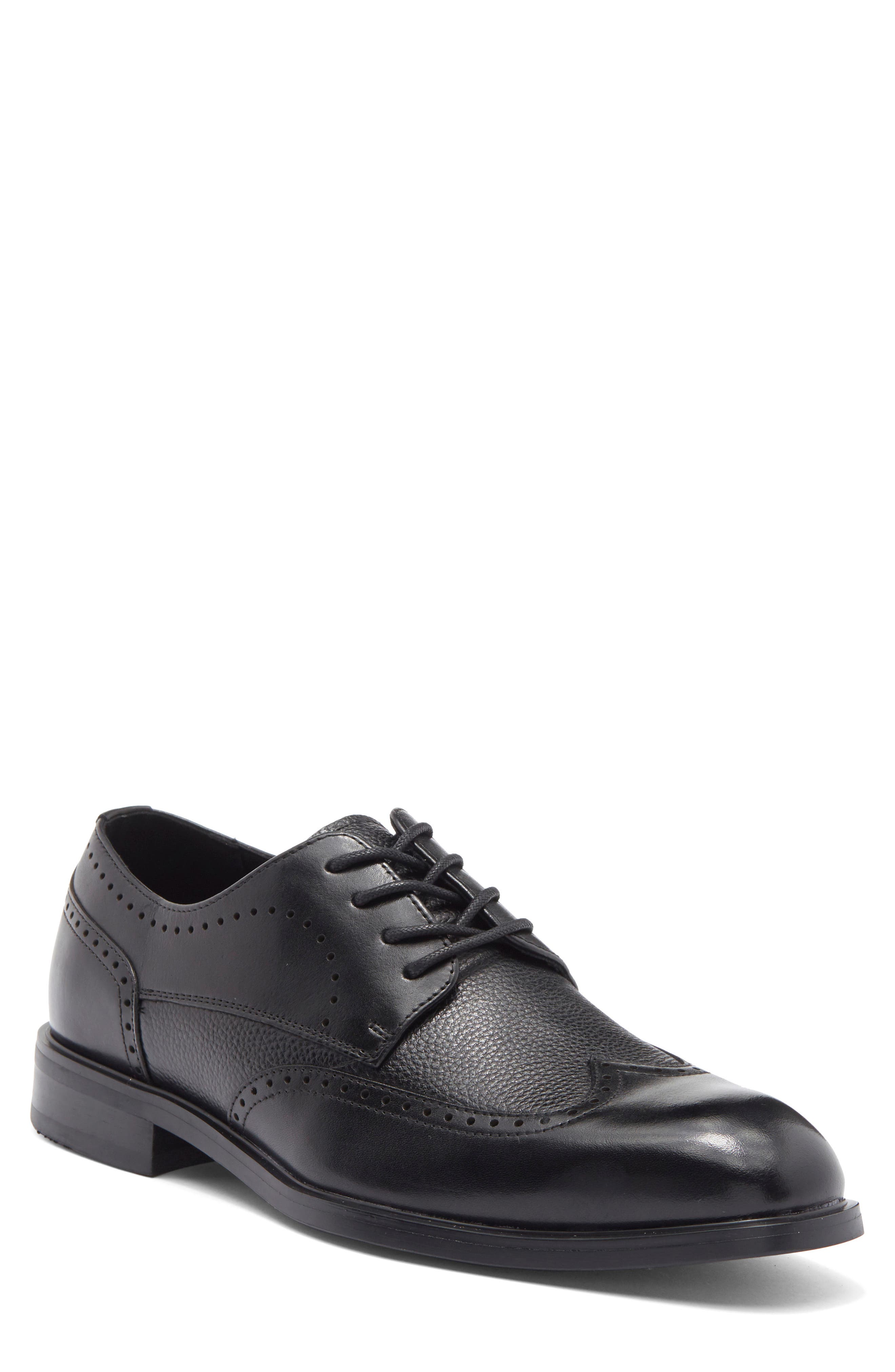 NORDSTROM RACK Gideon Wingtip Brogued Derby, Main, color, 