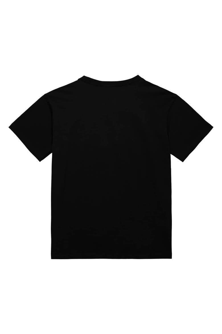 Men's Mitchell & Ness Black Philadelphia 76ers Hardwood Classics Neon Nights Premium T-Shirt, Alternate, color, Black