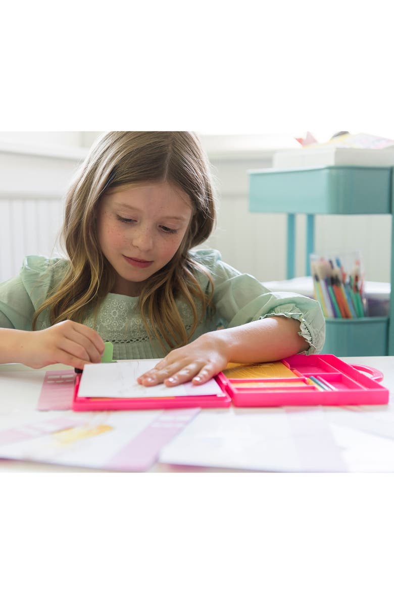 4M Kidzmaker Fashion Studio Design & Draw Outfits, Alternate, color, Multicolored