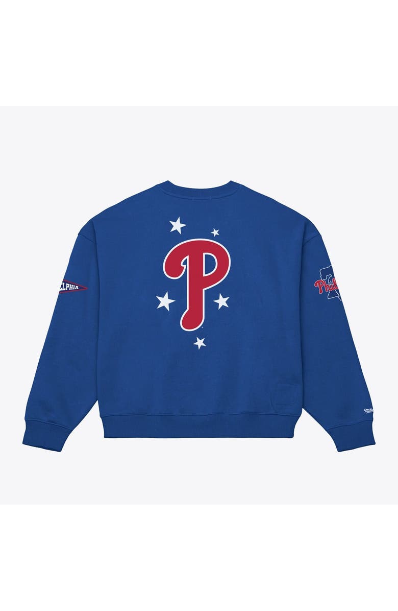Mitchell & Ness Women's Mitchell & Ness  Royal Philadelphia Phillies Pep Rally Sweatshirt, Alternate, color, Royal