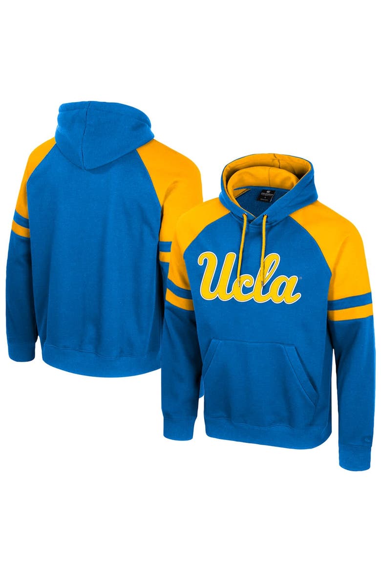 Men's Colosseum  Blue UCLA Bruins Todd Raglan Pullover Hoodie, Alternate, color, Blue