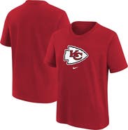 Nike Youth Nike Red Kansas City Chiefs Logo T-Shirt