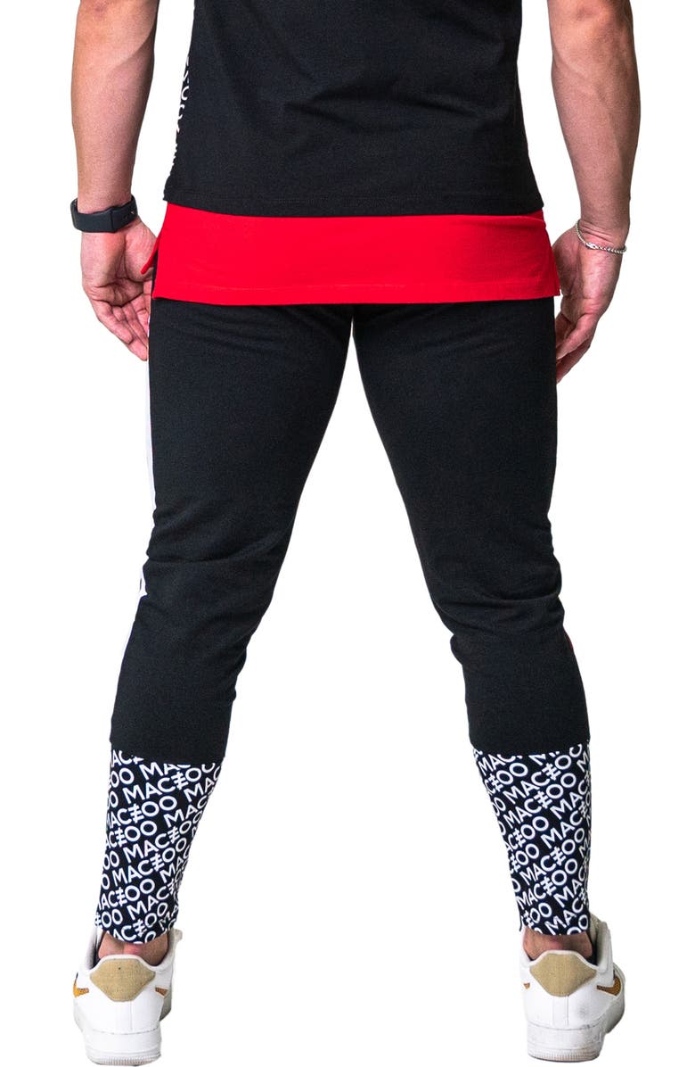 Maceoo Arrow Zip Hem Joggers, Alternate, color, Black