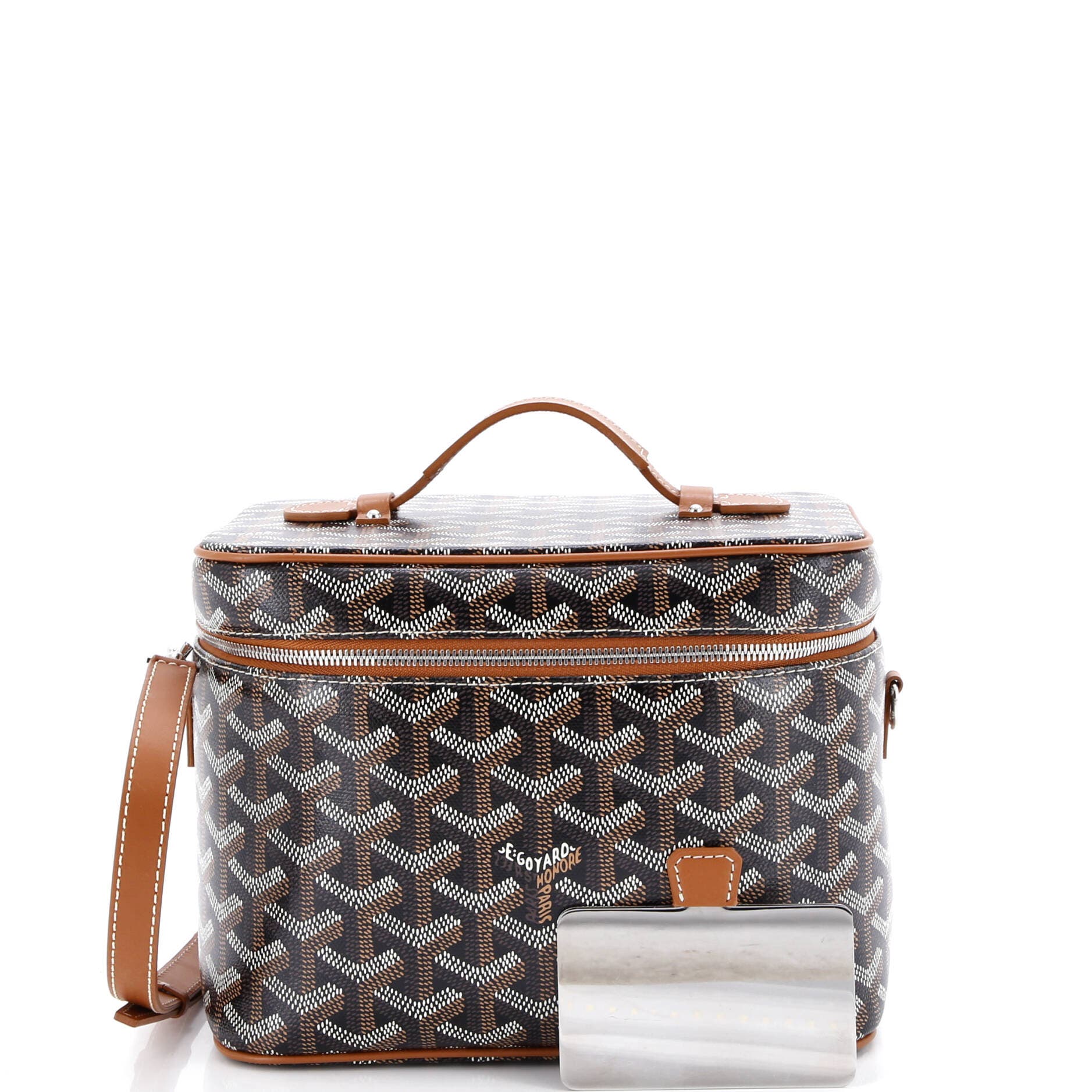 Pre-Owned Goyard Muse Vanity Case Coated Canvas, Alternate, color, 