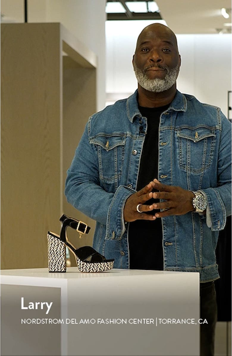 Nelly Block Heel Platform Sandal, sales video thumbnail