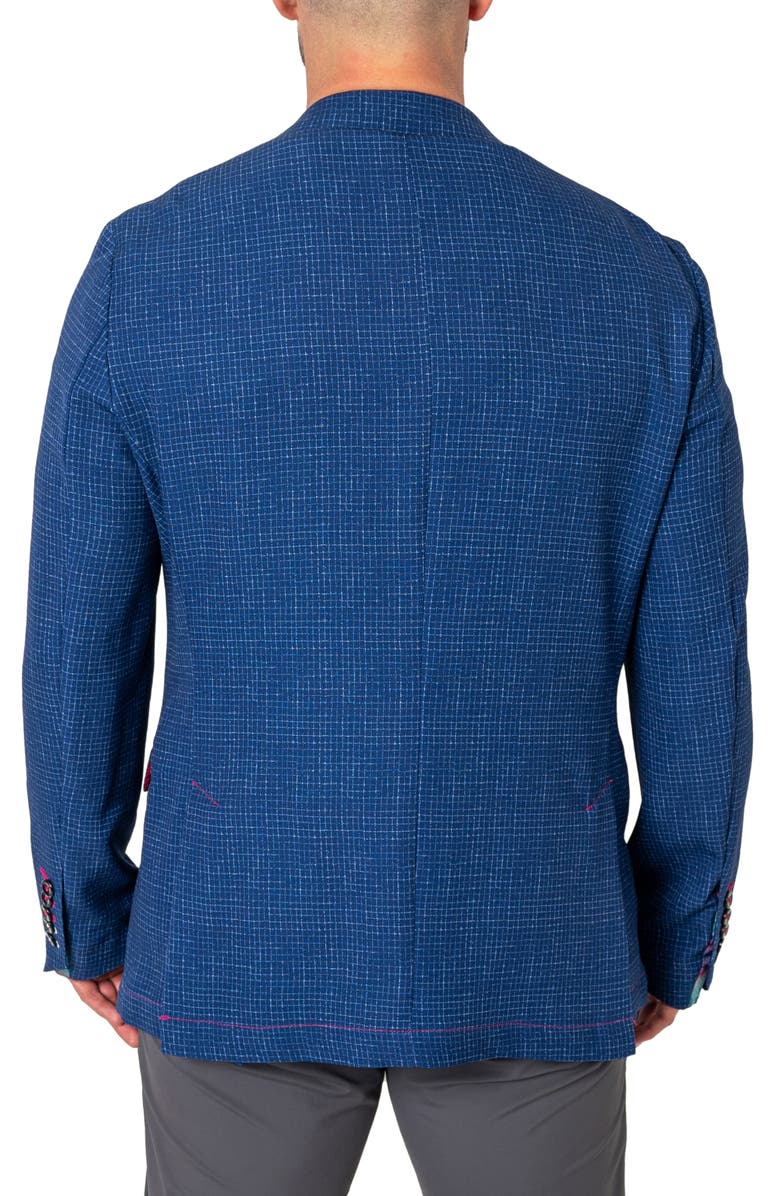 Maceoo Unconstructed Squared Blazer, Alternate, color, Blue