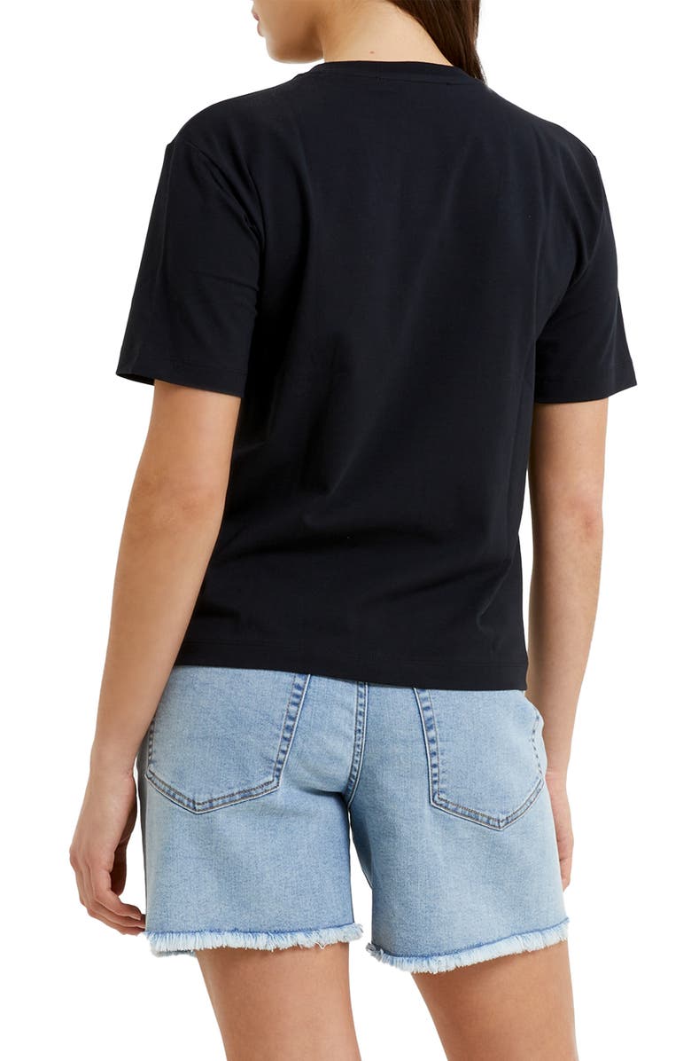 French Connection Rallie Ruched T-Shirt, Alternate, color,