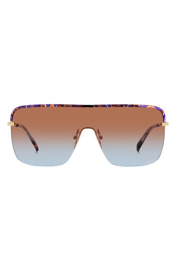 Missoni 99mm Shield Sunglasses
