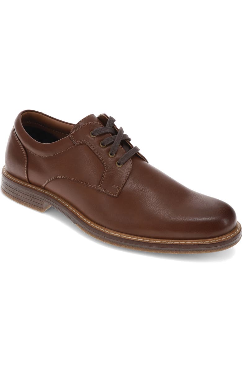 Dockers<sup>®</sup> Handel Plain Toe Derby, Main, color, Dark Tan