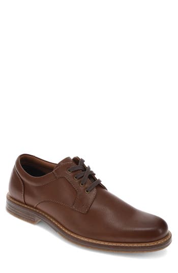 Dockers Mens Hartbury Dress Casual Lace Up Oxford Shoe In Dark Tan