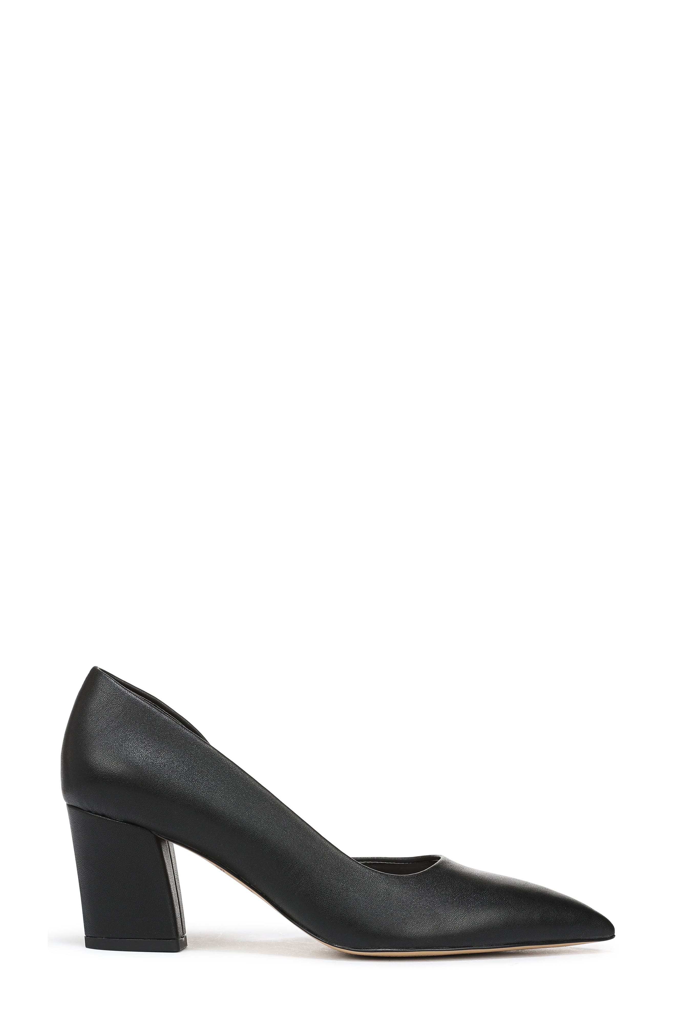 Franco Sarto Clovis Half d'Orsay Pump, Alternate, color, Black