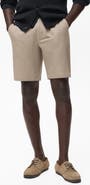 MANGO Linen & Cotton Bermuda Shorts