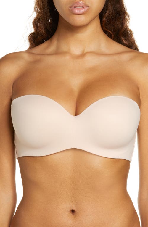 Chantelle Lingerie Norah Padded Strapless Underwire Bra in Rose at Nordstrom, Size 32G