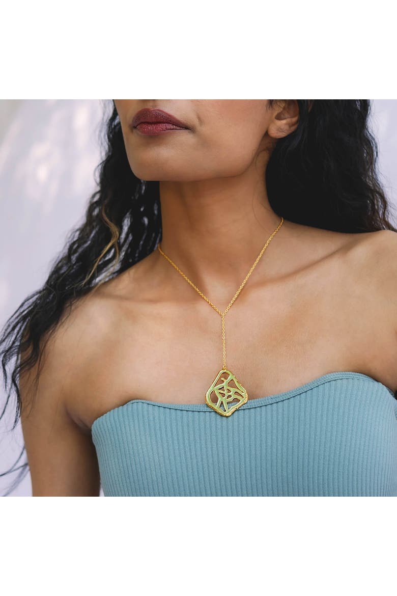 TALA NECKLACE, Alternate, color, Gold Plated