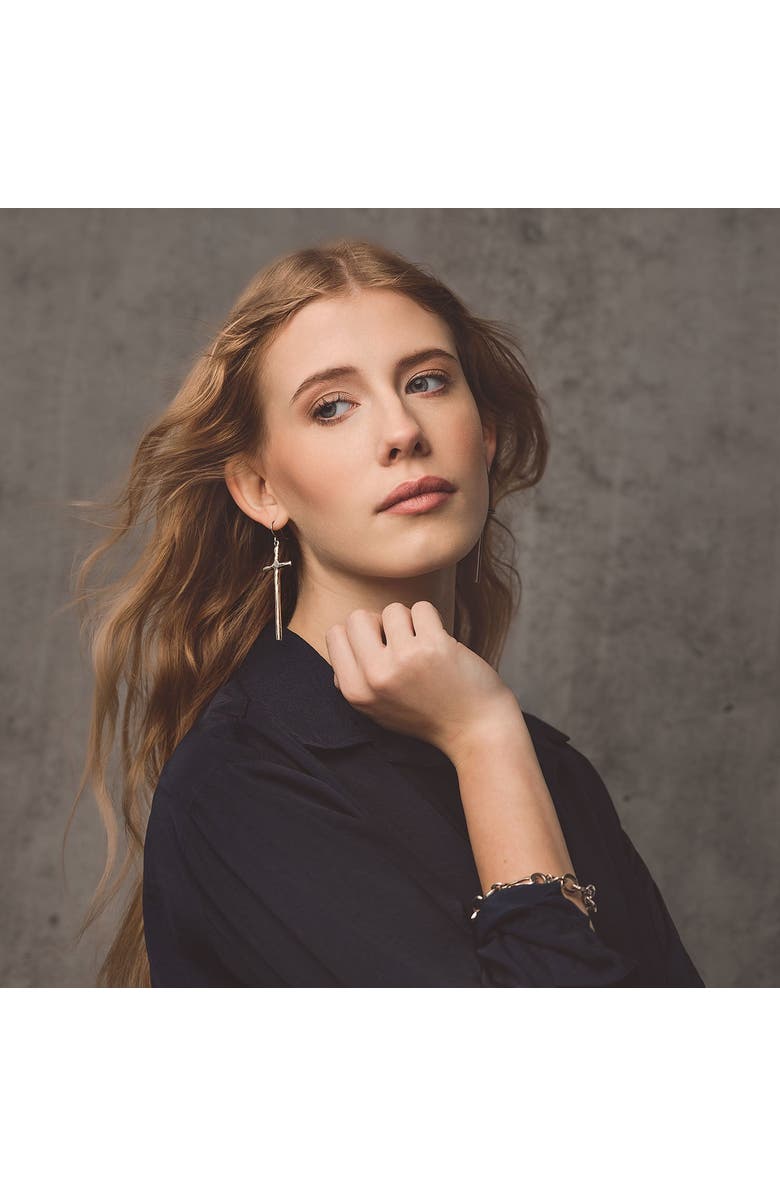 Collection 1304 Grounded Bronze Earrings, Alternate, color, Bronze