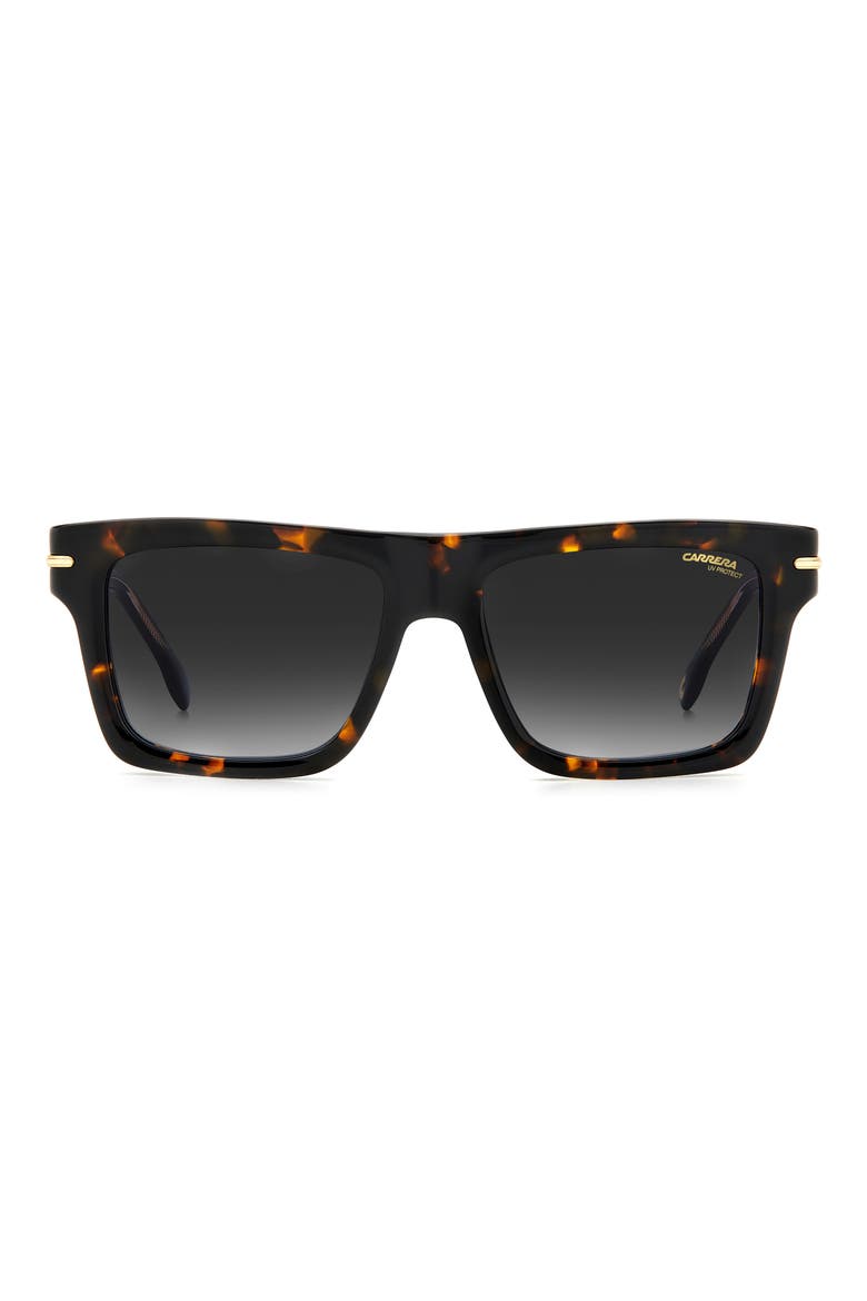 54mm Rectangular Sunglasses, Main, color, Z/DNUHAVANA/ GREY SHADED