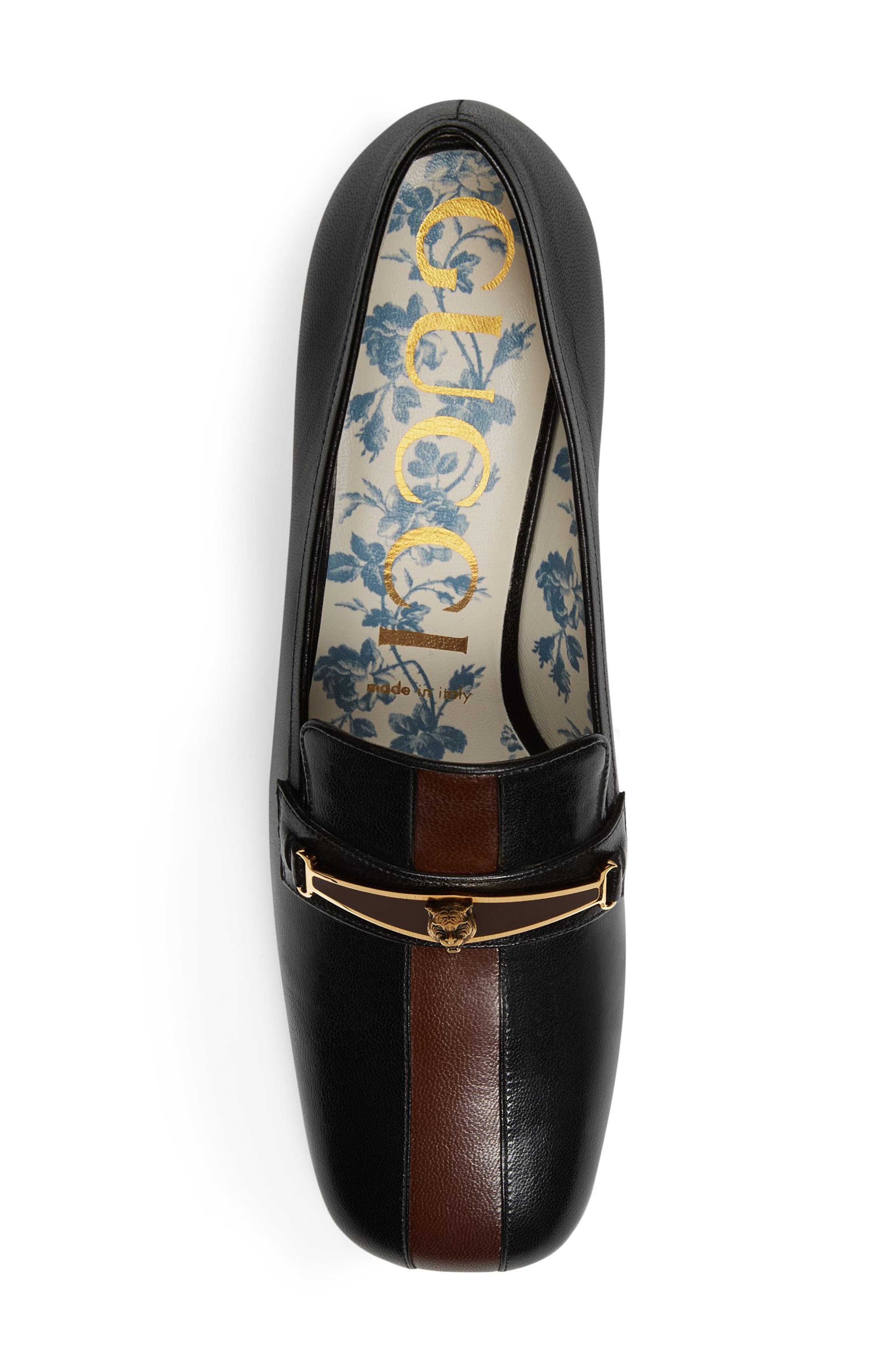 Gucci Loafer Pump, Alternate, color, 